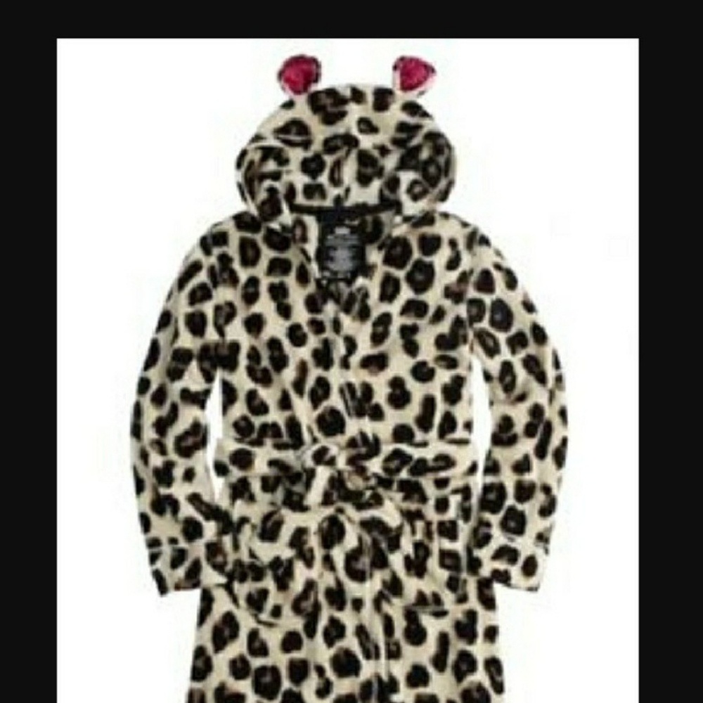 JUSTICE Leopard Robe with Ears
